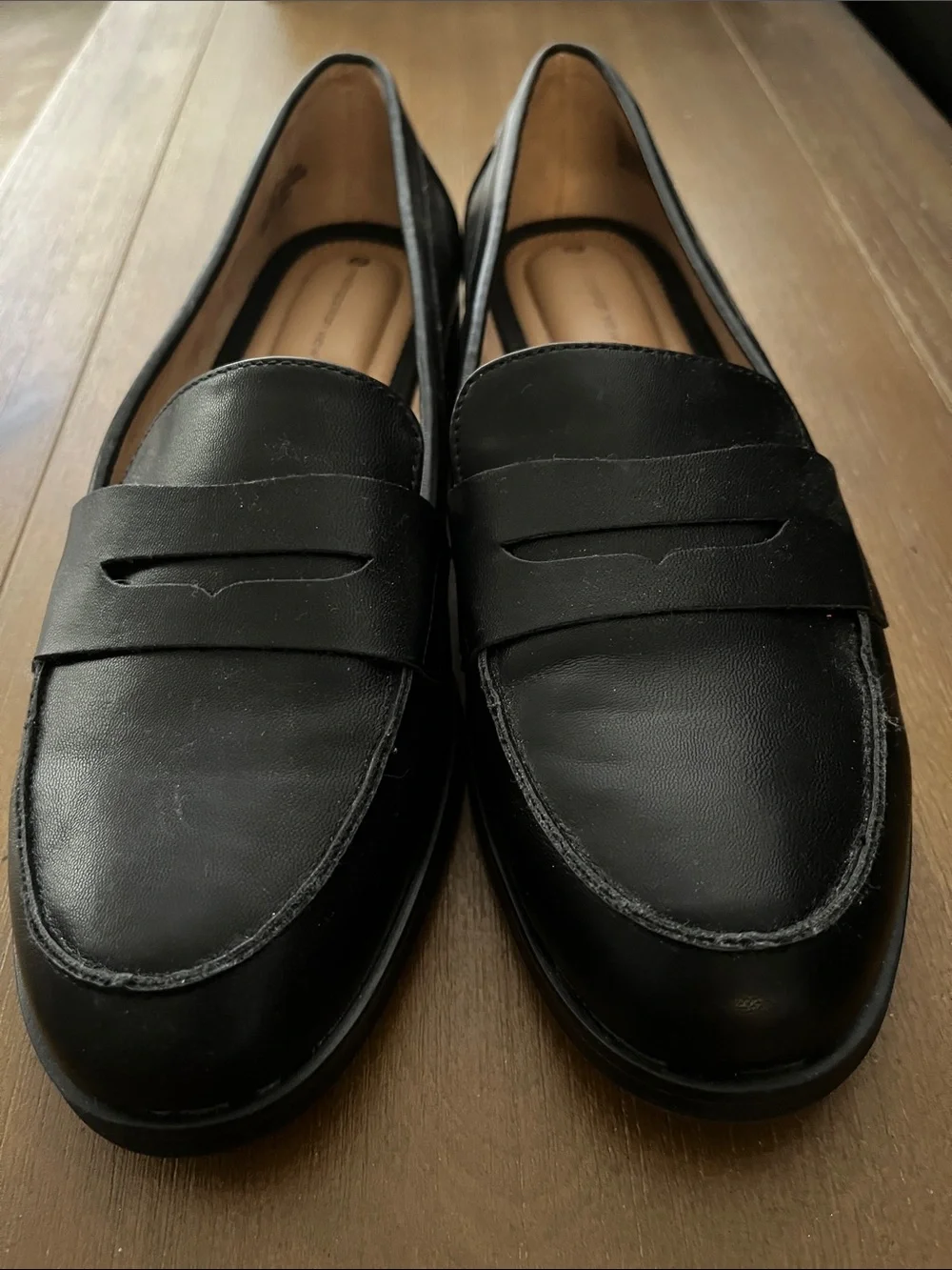 Metropolitan View Women's Black Penny Loafers NEW